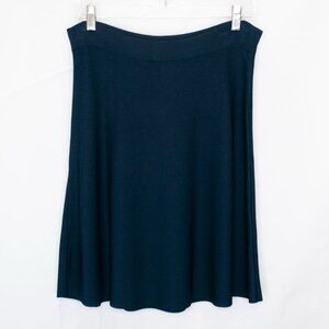 Cabi Sail Away Dame Skirt Womens Medium M Navy Blue A Line Stretch Pull On R17X